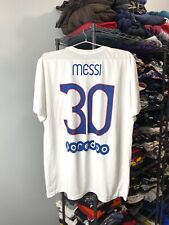 Camiseta deportiva de fútbol Nike Paris Saint Germain Messi blanca talla XL, usado segunda mano  Embacar hacia Argentina