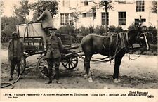 Militar, Primeira Guerra Mundial, Exército Britânico e Indiano Carrinho Tanque de Cavalo,, Vintage Pc. comprar usado  Enviando para Brazil
