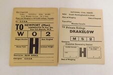 Wagon labels. newport. for sale  STOURPORT-ON-SEVERN