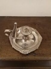 Silver plate candle for sale  DERBY