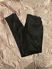 Shiny black leggings for sale  ILFORD