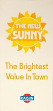 Datsun sunny brochure for sale  BIGGLESWADE