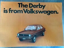 Volkswagen derby 1977 for sale  UK