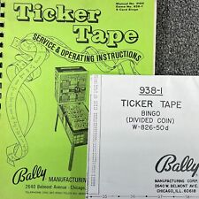 Bally ticker tape for sale  Glenside