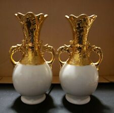 Gold porcelain vases for sale  Fort Madison