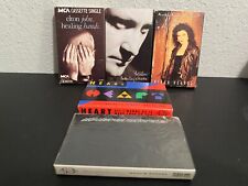 5 cintas de casete individuales Elton John Heart Phil Collins George Michael selladas segunda mano  Embacar hacia Argentina