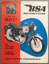Bsa motorcycle range for sale  LEICESTER