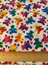 Rainbow Rascals  cotton quilting fabric Hoffman Fabric 36" x 41"(bears) for sale  Shipping to South Africa