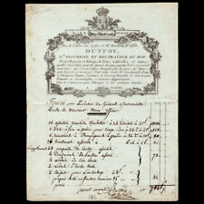 1814 invoice the d'occasion  Expédié en Belgium