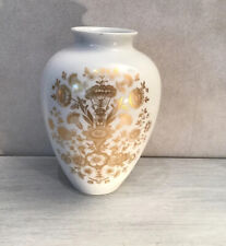 Vase weiss gold gebraucht kaufen  Hohenaspe