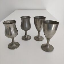 Vintage pewter goblets for sale  MANSFIELD