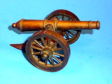 VINTAGE NICELY HANDMADE ALL BRASS CANNON BY AN OLD RETIRED MACHINIST for sale  Shipping to South Africa