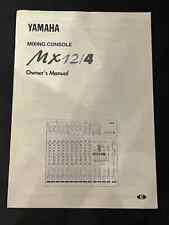 Consola de mezcla Yamaha MX 12/4 manual del propietario, usado segunda mano  Embacar hacia Argentina