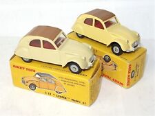 RARE SABLE (PAS jaune) Dinky Toys FRANCE 558 Citroën 2CV 2 CV pr.NEUF Boîte orig d'occasion  France