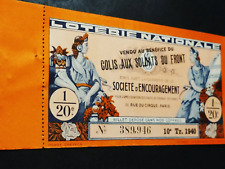 Paris 1940 loterie d'occasion  Saint-Étienne-au-Mont