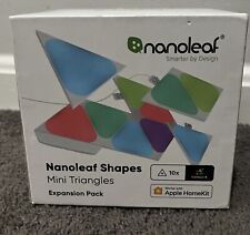 Usado, Kit de expansão painel de luz multicolorido mini triângulos formas Nanoleaf ~ pacote com 10 comprar usado  Enviando para Brazil