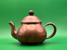 Vintage Flat bottom Copper Tea Pot for sale  Shipping to South Africa