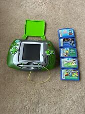 Leap Frog Leapster Learning Game System Green w/5 Games for sale  Shipping to South Africa