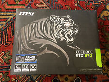 Placa de Vídeo MSI GeForce GTX 970 4GD5T 4GB 256-Bit GDDR5 Usada com Caixa comprar usado  Enviando para Brazil