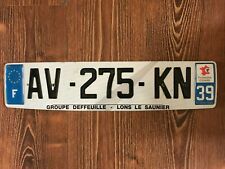 License plate dept. d'occasion  Expédié en Belgium