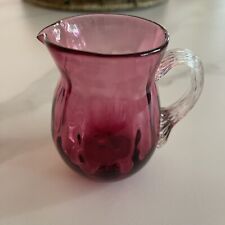 Cranberry glass creamer for sale  Dumfries