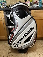 TaylorMade 2018 Staff Golf Tour Bag, White/Black, 6-Way, good decent condition for sale  Shipping to South Africa