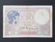 Francs 1922 violet d'occasion  Ris-Orangis
