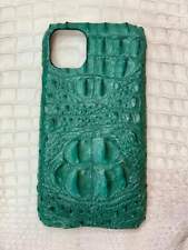 Capa protetora de couro padrão crocodilo para telefone (quaisquer cores, tamanhos), usado comprar usado  Enviando para Brazil