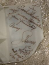 Liberace signed autograph for sale  Wood Ridge