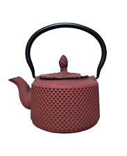 Japanese Tetsubin Solid Cast Iron Teapot Kettle Nanbu Tekki With Handle & Lid for sale  Shipping to South Africa