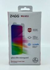2-Pack ZAGG Glass Elite Visionguard Screen Protector iPhone 13/13 Pro 6.1", used for sale  Shipping to South Africa