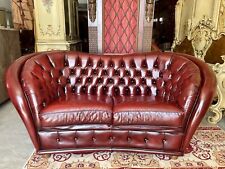 Sofa Chester Chesterfield English Xx Century Red Available The Couple for sale  Shipping to South Africa