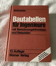 Schneider bautabellen ingenieu gebraucht kaufen  Leipzig