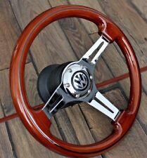 Steering Wheel fits For  Wood VW Golf Jetta  Corrado Mk2 Mk3 Caddy 1989-2000 for sale  Shipping to South Africa