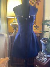 Nasty Gal Scuba Dress Mini Small Navy Fit Flare, used for sale  Shipping to South Africa