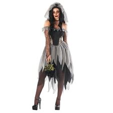 Zombie Bride Dress Womens Ladies Fancy Dress Costume Party Halloween Large for sale  Shipping to South Africa
