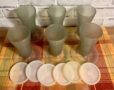 Conjunto de 6 xícaras de pudim de sobremesa vintage Tupperware cinza fumaça alto parfait com tampas comprar usado  Enviando para Brazil