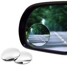 2 peças retrovisor 360° adesivo redondo ponto cego espelho HD vidro sem moldura convexo comprar usado  Enviando para Brazil