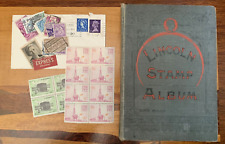 Lincoln stamp album for sale  BEDFORD