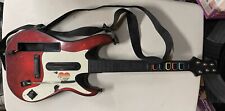 Nintendo Wii Guitar Hero Wireless Controller Red White Starburst GH5 Strap READ for sale  Shipping to South Africa
