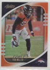 Panini Absolute Spectrum Orange 2020/75 Von Miller #46 segunda mano  Embacar hacia Argentina