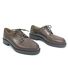 Kenneth Cole New York Brown Leather Lace Up Round Toe Oxfords Dress Shoes Mens 7 til salgs  Frakt til Norway