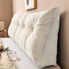 Almofada de cabeceira triangular removível lavável sofá-cama encosto travesseiro comprar usado  Enviando para Brazil