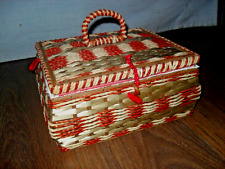 Sewing box basket for sale  LEEDS