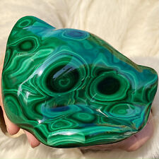 3.09LB Natural glossy Malachite coarse cat's eye cluster rough mineral sample for sale  Shipping to South Africa