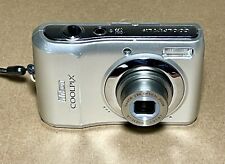 Cámara digital Nikon Coolpix L19 8 MP zoom óptico 3,6 X cámara plateada probada, usado segunda mano  Embacar hacia Argentina