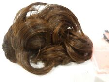 Used, Messy Bun Hair Piece Scrunchie Hair Extensions Brown with hair pins updo for sale  Shipping to South Africa