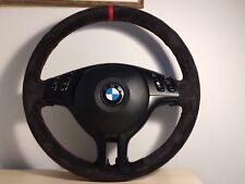 Volante esportivo BMW camurça Alcantara multifuncional M3 M5 E46 E53 E39 X5 X3 comprar usado  Enviando para Brazil