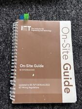Iet site guide for sale  POOLE
