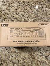 Mini amplificador de potência Pyle PTAU áudio residencial estéreo 80w entrada USB/AUX 2 canais comprar usado  Enviando para Brazil